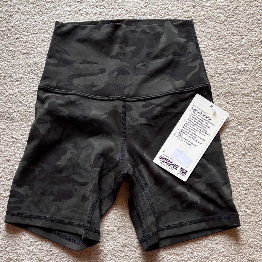 NWT Lululemon Align Shorts 6”